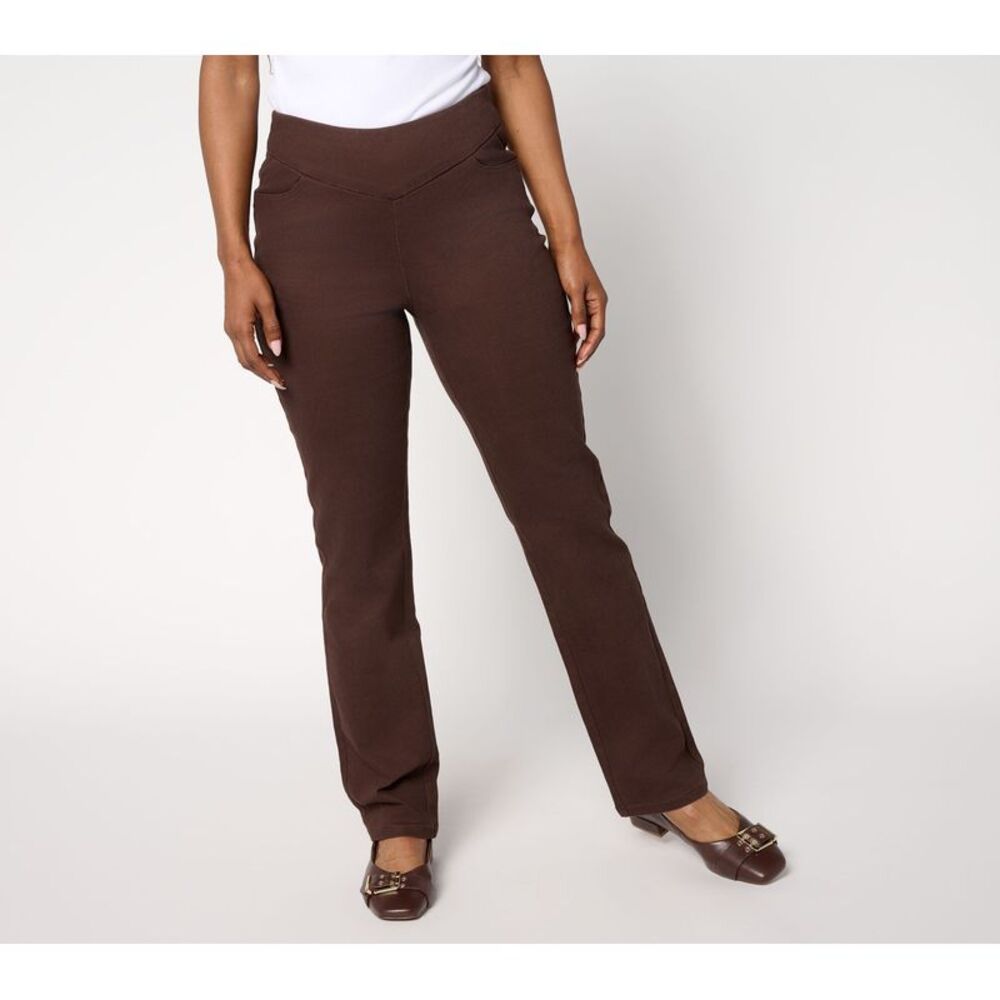 Brandis Dress Out Loud Women's Petite Pants 18P De Novo Twill Brown A698081